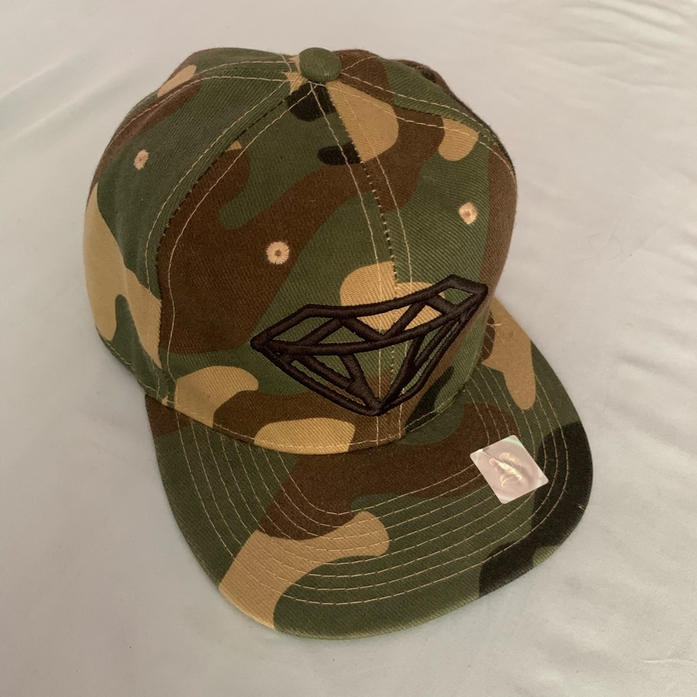 Camo snapback hat